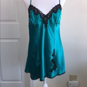 Emerald Green lingerie slip